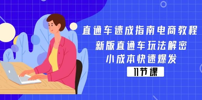 （11537期）直通车 速成指南电商教程：新版直通车玩法解密，小成本快速爆发（11节）-网创项目