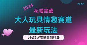 （11541期）私域宝藏：大人玩具情趣赛道合规新玩法，零投入，私域超高流量成单率高-网创项目