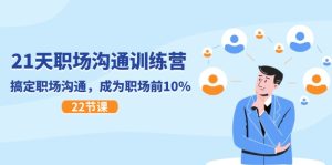 (11615期)21天职场沟通特训营,搞定 职场沟通,成为 职场前10%(22节)-网创项目