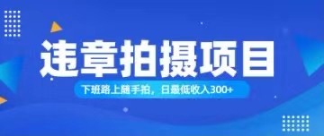 （11698期）随手拍也能赚钱？对的日入300+-网创项目