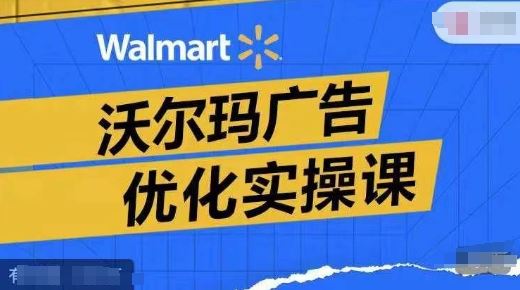 沃尔玛广告优化实操课，广告报告实操讲解，广告如何提高转化和ROAS等-网创项目