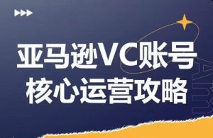 亚马逊VC账号核心玩法解析,实战经验拆解产品模块运营技巧,提升店铺GMV,有效提升运营利润-网创项目