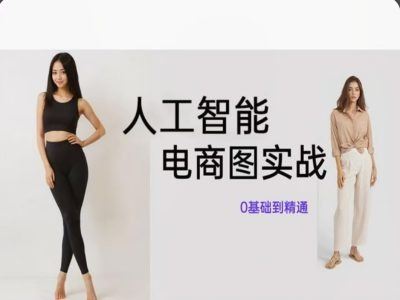 人工智能SD电商图实战，ai绘图0基础到精通-网创项目