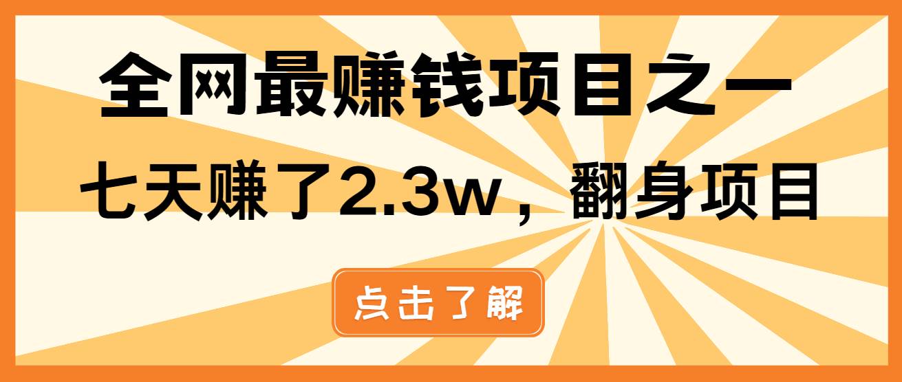 （13674期）小白必学项目，纯手机简单操作收益非常高!年前翻身！-网创项目