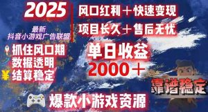 日赚2000＋从零开始的财富逆袭实录，风口红利+快速变现-网创项目