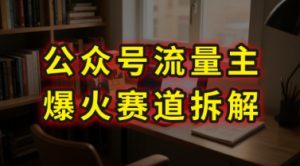 AI公众号流量主爆火赛道拆解—剧评领域，86分钟干货分享-网创项目