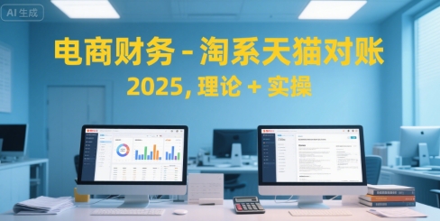 电商财务-淘系天猫对账2025，理论+实操-网创项目