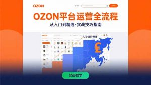 OZON平台运营全流程：快速掌握OZON从入门到精通的实战技巧-网创项目