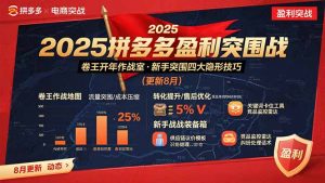 2025拼多多盈利突围战:卷王开年作战室,新手突围四大隐形技巧(更新8月-网创项目