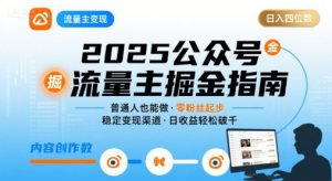 公众号流量主变现项目2025,普通人也能通过这个项目日入四位数-网创项目