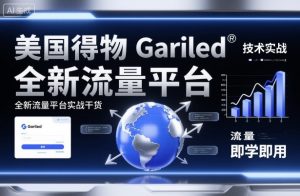 美国得物Gariled技术实战,全新流量平台实战干货,即学即用-网创项目