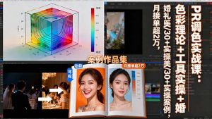 PR调色实战课：色彩理论+工具实操+婚礼医美/30+实操案例，月接单超2万-网创项目