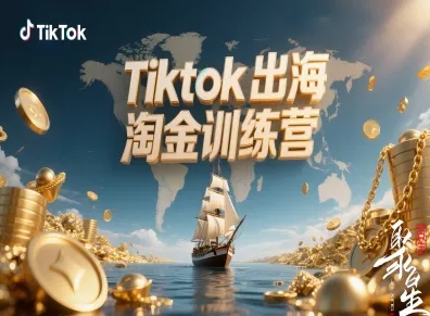 Tiktok出海淘金训练营，跨境电商TK实战变现-网创项目