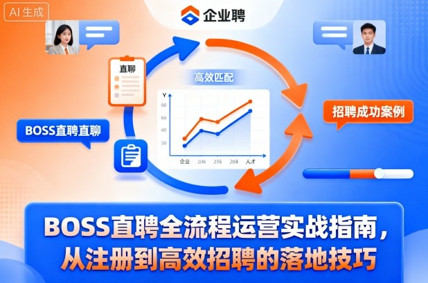 BOSS直聘全流程运营实战指南，从注册到高效招聘的落地技巧-网创项目