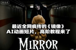 付费文章：最近全网疯传的《镜像》AI动画短片，高阶教程来了-网创项目