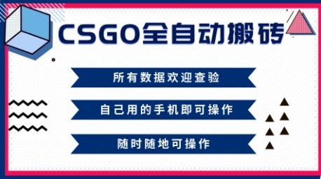 CSGO全自动搬砖，年底钱回家好项目，当天可拿到结果，新手小白轻松月入1W+【揭秘】-网创项目