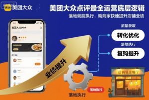 美团大众点评最全运营底层逻辑,落地就能执行,助商家快速提升店铺业绩-网创项目