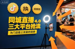 同城直播实操班4.0,三大平台抢流,为门店插上流量的翅膀-网创项目