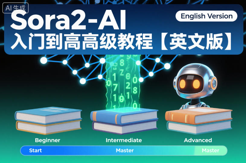 Sora2-AI入门到高级教程【英文版】-网创项目