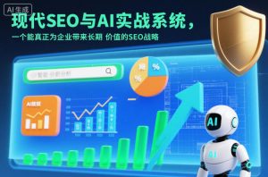 现代SEO与AI实战系统，一个能真正为企业带来长期价值的SEO战略(英语+中文字幕)-网创项目