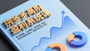 拼多多高阶盈利系统课，强付费策略、活动爆破、首页推荐，实现店铺稳定盈利(更新12月-网创项目