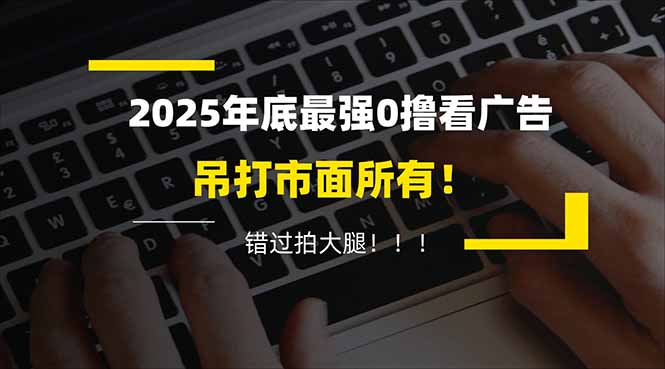 懒人福利！每天 20 分钟刷广告，动动手指轻松赚 100+，碎片时间就能做！-网创项目