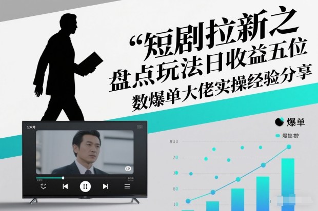 短剧拉新之盘点玩法日收益五位数爆单大佬实操经验分享-网创项目