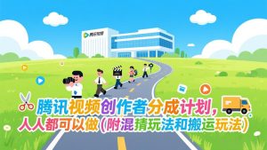 腾讯视频创作者分成计划,人人都可以做(附混剪玩法和搬运玩法-网创项目