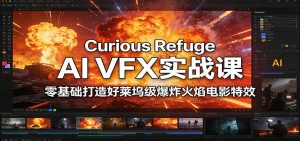 Curious Refuge AI VFX实战课，零基础打造好莱坞级爆炸火焰电影特效-网创项目