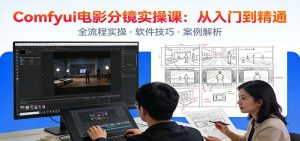 ComfyUI电影分镜实操课：分镜一致性，全流程AI视频制作，零基础也能做专业分镜-网创项目