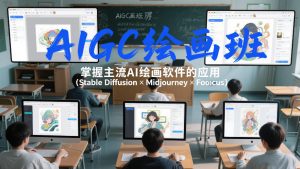 AIGC绘画班，掌握主流Ai绘画软件的应用(Stable Diffusion x Midjourney x Fooocus)-网创项目