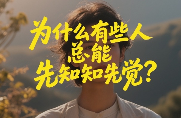 付费文章：为什么有些人总能先知先觉？-网创项目