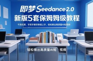 即梦Seedance2.0新版5套保姆级教程，干货拉满，手把手教你快速上手，轻松做出高质量AI短视频-网创项目
