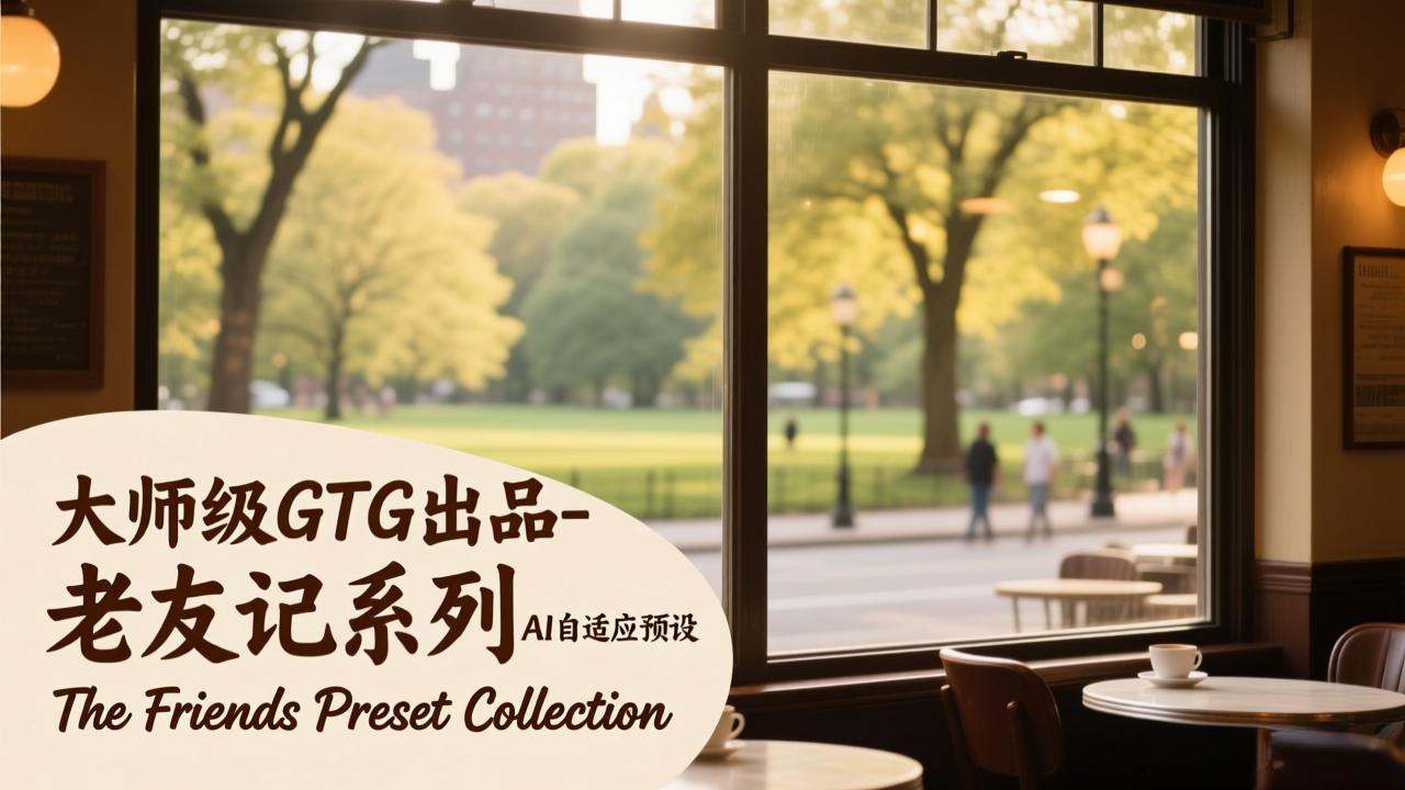 大师级GTG出品-老友记系列AI自适应预设The Friends Preset Collection-网创项目