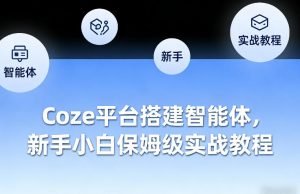 Coze平台搭建智能体,新手小白保姆级实战教程-网创项目
