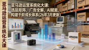 亚马逊运营系统化大课:选品矩阵,广告全解,AI赋能,构建千阶成长体系(26年3月更新-网创项目