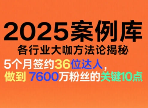 波波来了案例库，收录各行业大咖的方法论，各行业大咖方法论揭秘(更新2026年3月)-网创项目