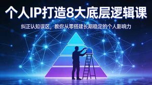 付费文章：个人IP打造8大底层逻辑课：纠正认知误区，教你从零搭建长期稳定的个人影响力-网创项目
