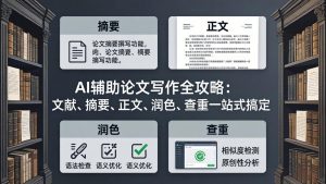 AI辅助论文写作全攻略:文献、摘要、正文、润色、查重一站式搞定-网创项目