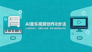 AI音乐视频创作8步法：从写歌到成片，无需专业功底，新手也能快速出作品-网创项目