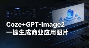 【Coze工作流搭建实操教程】coze+GPT-image2一键生成商业应用图片，全流程保姆级教学-网创项目