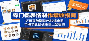 零门槛表情制作增收指南：巧用豆包搭配 PS 快速出图，手把手教微信表情上架变现-网创项目