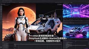 AIGC影视剪辑进阶课：DeepSeek生成脚本+Martini生成视频+剪辑后期，完整制作AI短片-网创项目