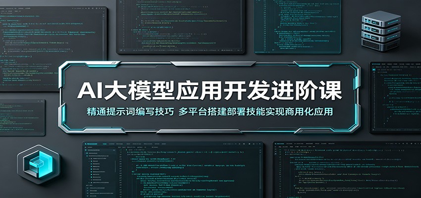 AI大模型应用开发进阶课：精通提示词编写技巧，多平台搭建部署技能实现商用化应用-网创项目