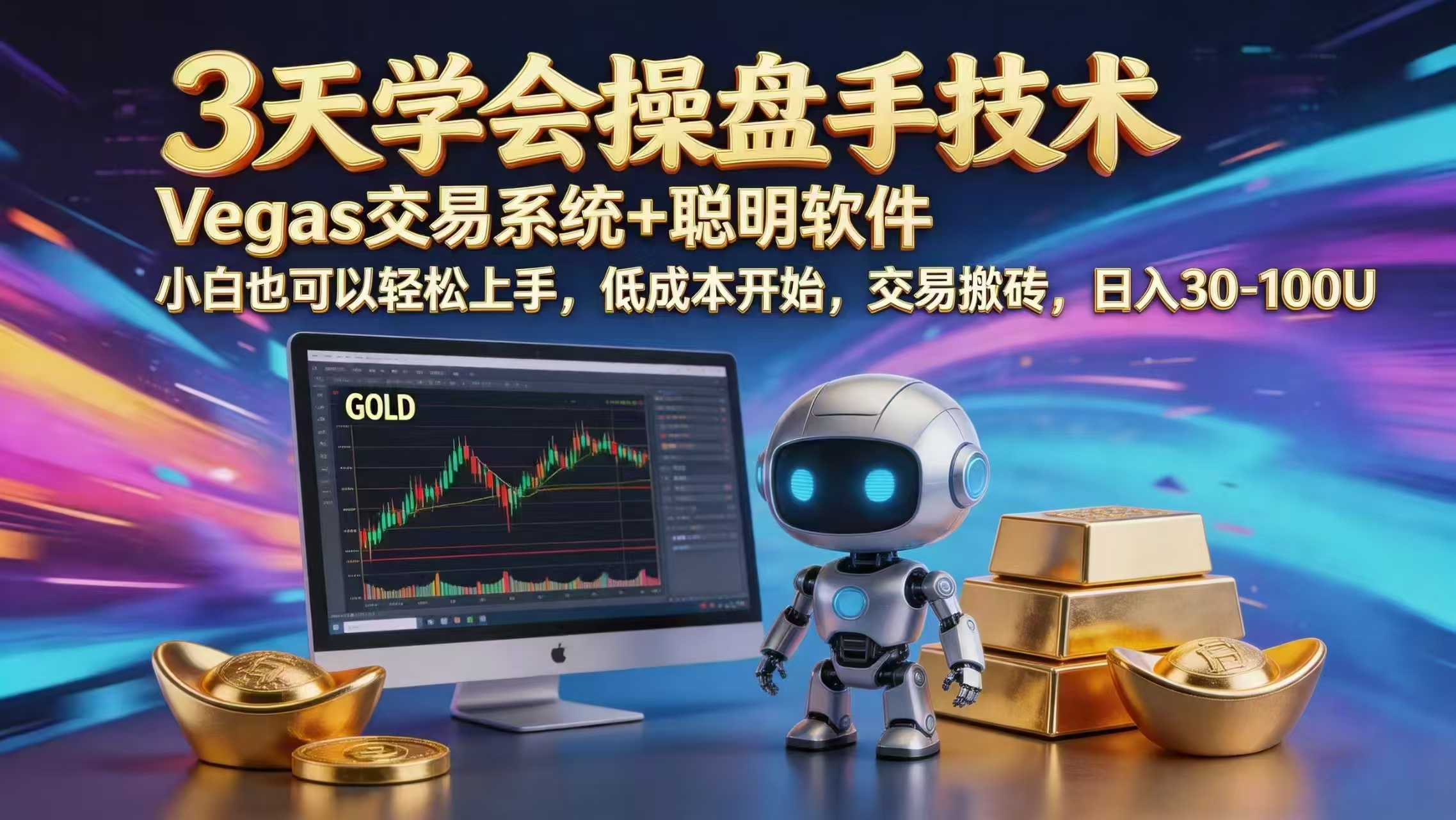 三天学会操盘手技术，vegas技术+聪明软件，小白也可以轻松上手，日入1000+-网创项目
