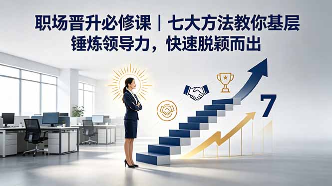 付费文章：职场晋升必修课｜七大方法教你基层锤炼领导力，快速脱颖而出-网创项目