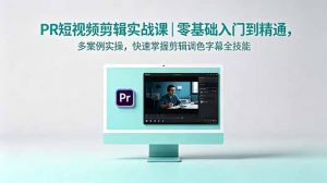 PR短视频剪辑实战课｜零基础入门到精通，多案例实操，快速掌握剪辑调色字幕全技能-网创项目