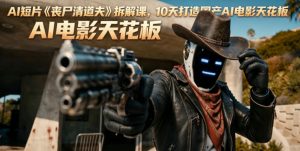 AI短片《丧尸清道夫》拆解课，10天打造国产AI电影天花板-网创项目