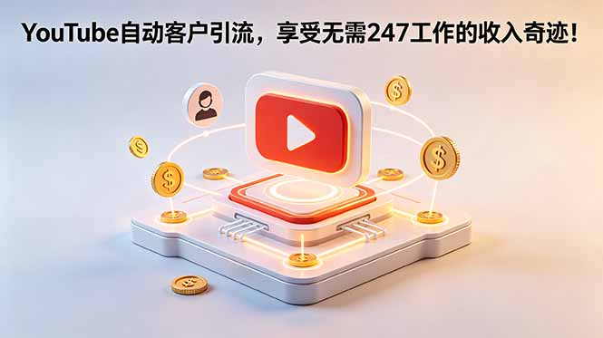 YouTube 自动客户引流，享受无需 247 工作的收入奇迹！【原创双语字幕】-网创项目