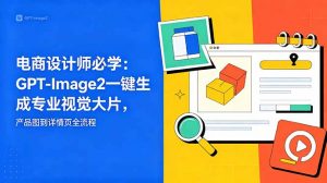 电商设计师必学-更新：GPT-Image2一键生成专业视觉大片，产品图到详情页全流程-网创项目